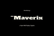 AO Maverix - Display Typeface, a Font by OwunStudio (Thumbnail 1 of 15)