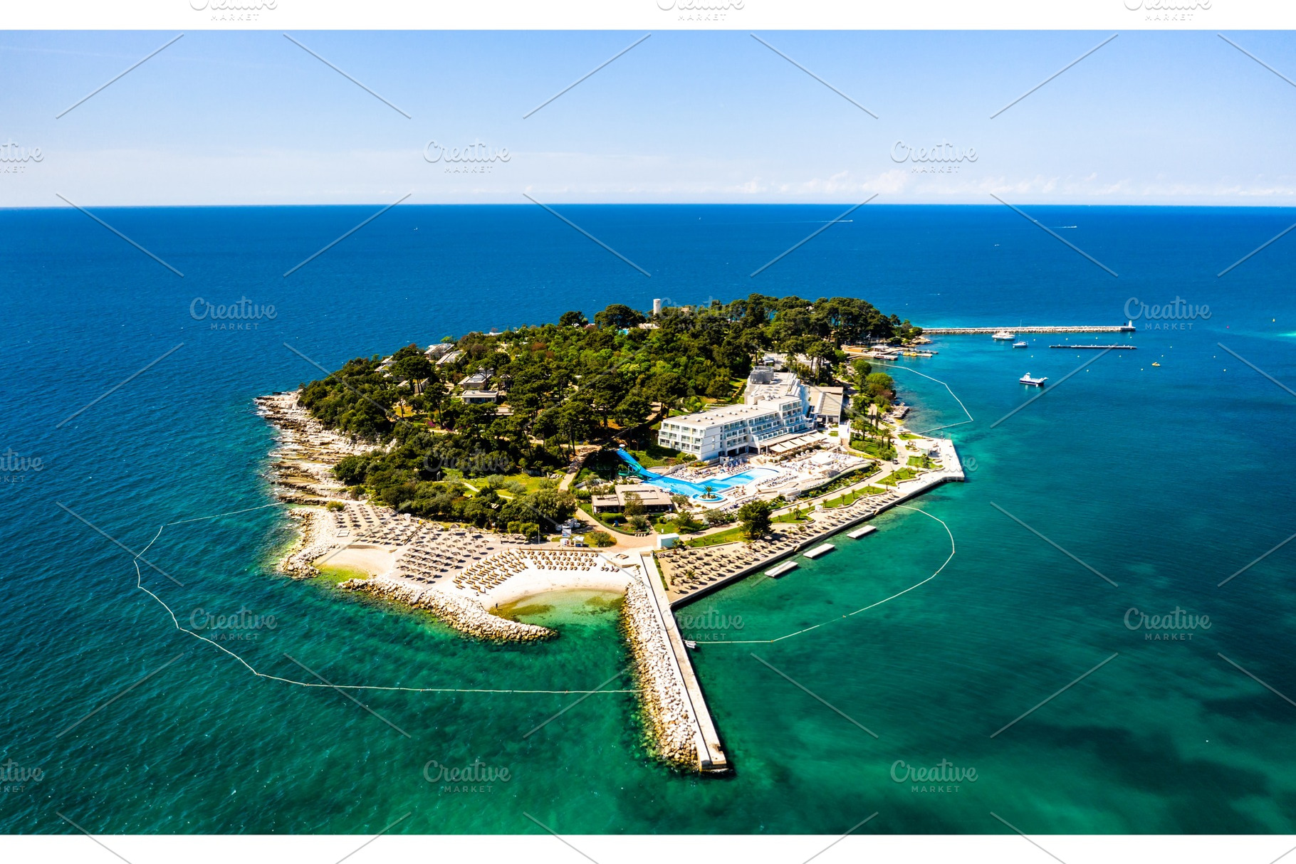 Sveti Nikola island near Porec, a Nature Photo by Leonid Andronov