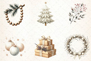 Nordic Christmas Clipart, an Illustration by DreamCafeArt (Thumbnail 3 of 6)