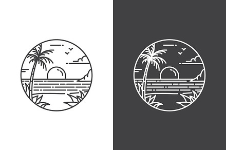 Palm Tree Logo | Branding & Logo Templates ~ Creative Market