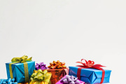 86 Gift boxes with ribbons and bows, a Holiday Photo by Handmadefont (Thumbnail 51 of 90)