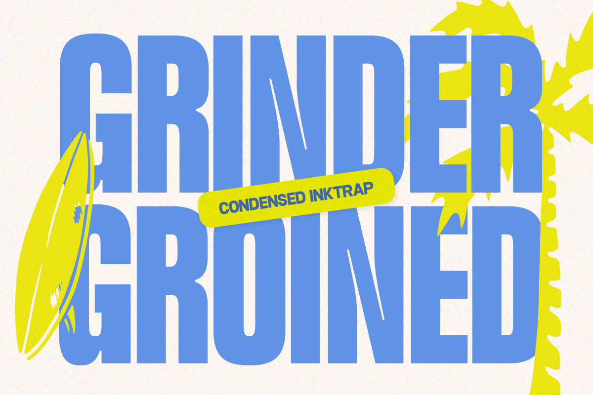 GC Grind - Bold Condensed Fonts, a Sans Serif Font by Glyphonic (Photo 10 of 17)