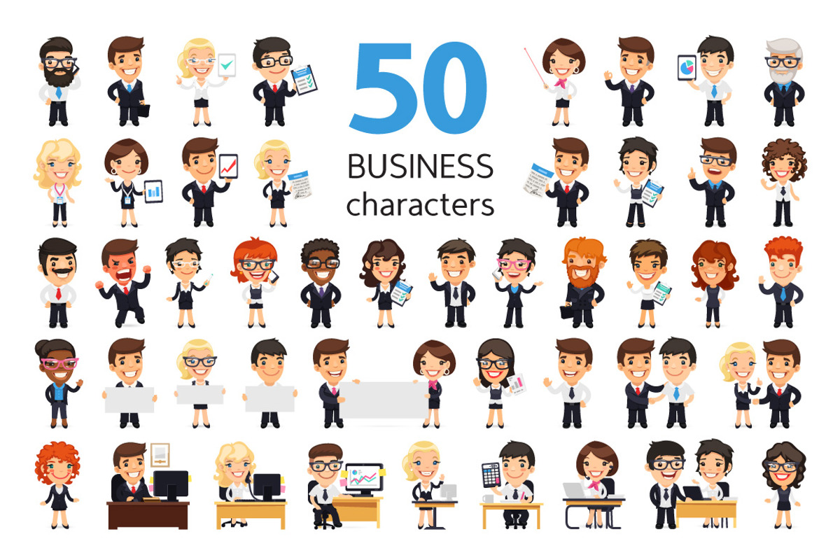 Business People Big Collection, a Person Illustration by Voysla's Shop (Photo 1 of 4)