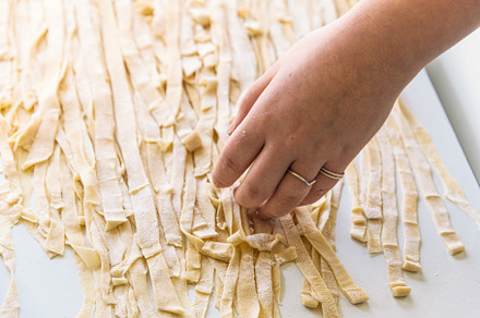 Close-up of the process of making homemade pasta, a Food & Drink Photo by Architect´s eye