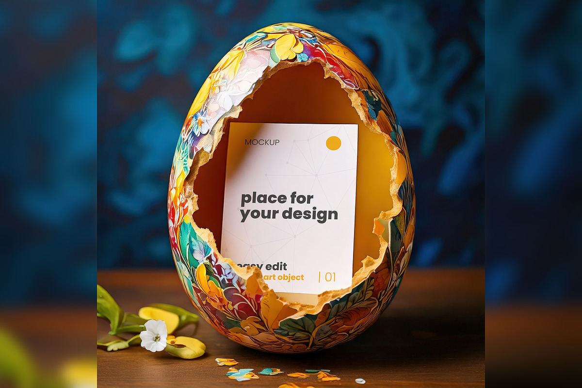 Easter Eggs Mockups, a Product Mockup by Luuqas Design (Photo 10 of 10)
