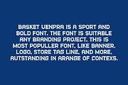 Basket Venpra - Sport Varsity Font, a Slab Serif Font by QR Design Studio (Thumbnail 5 of 7)