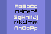 Cyan Fun Futuristic Font (2 fonts), a Font by SelfBuild Type (Thumbnail 4 of 8)