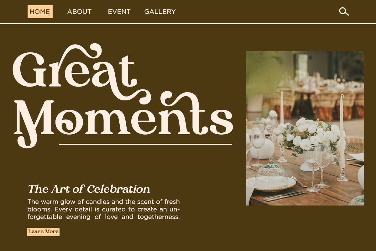 Algirae - Modern Ornamental Serif, a Serif Font by Say Studio (Photo 2 of 10)
