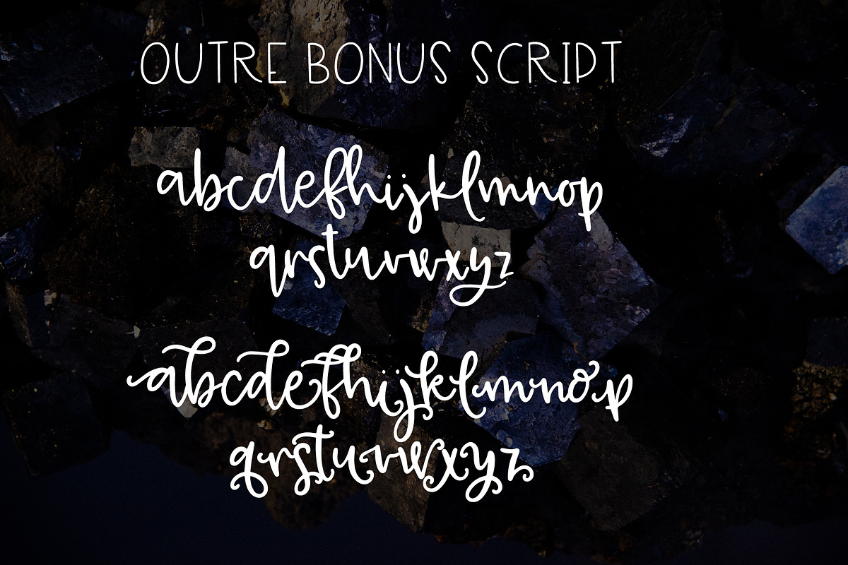 Outre - 7 Font Set preview 4