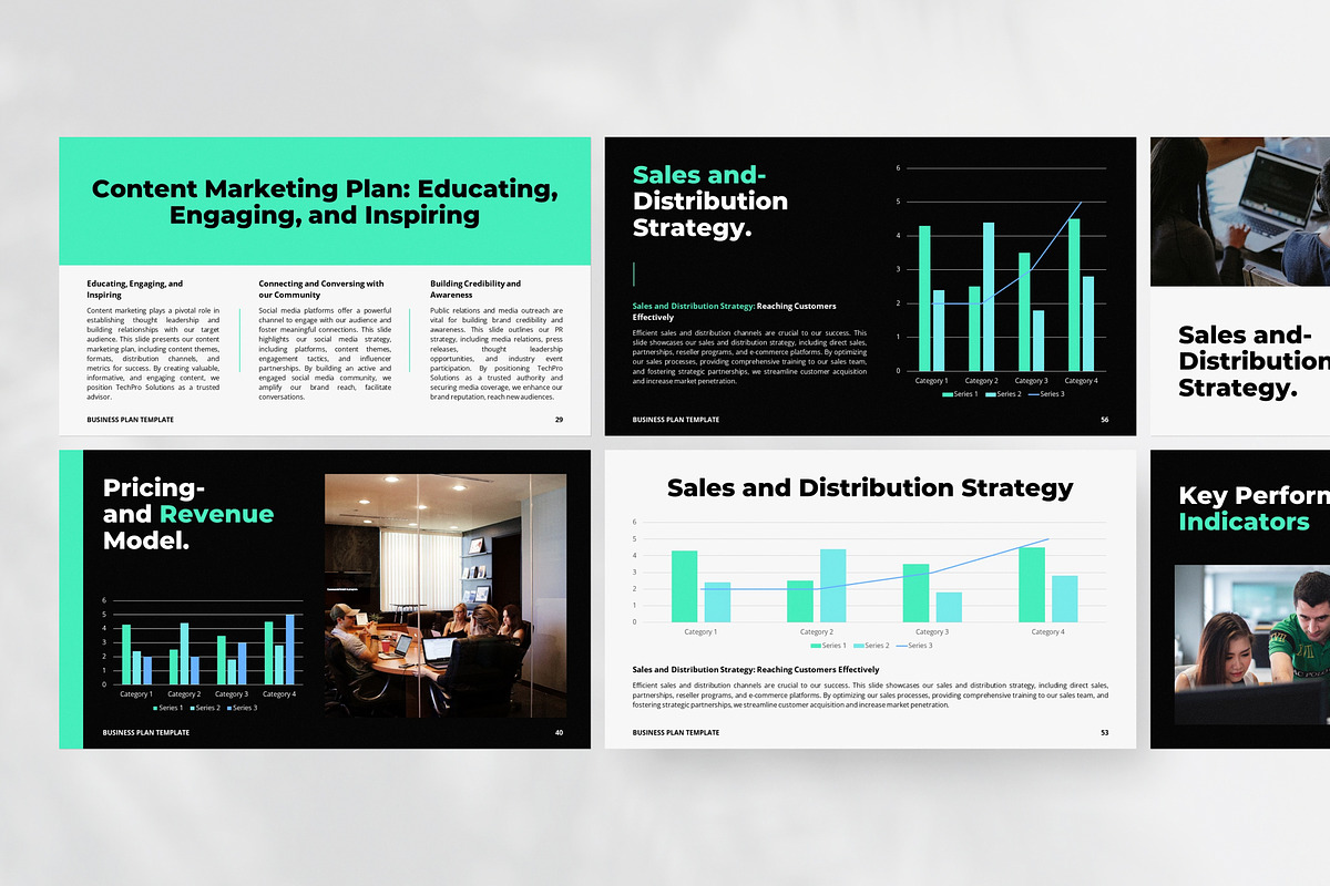 Business Plan Google Slides Template, a Presentation Template by Gaize (Photo 6 of 16)