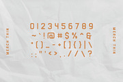Merch Regular + Thin, a Sans Serif Font by Midnight Grim (Thumbnail 3 of 6)