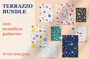 100 Terrazzo seamless pattern Bundle, a Pattern Graphic by museberry (Thumbnail 1 of 23)