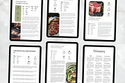 Minimal Recipe Ebook Template, a Magazine Template by PittaFinePrint (Thumbnail 4 of 7)