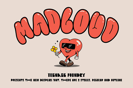 TF Madloud, a Sans Serif Font by TeenageFoundry