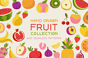 Fruits berries hand drawn vector set, a Food Illustration by Neliakott ♥ (Thumbnail 1 of 11)