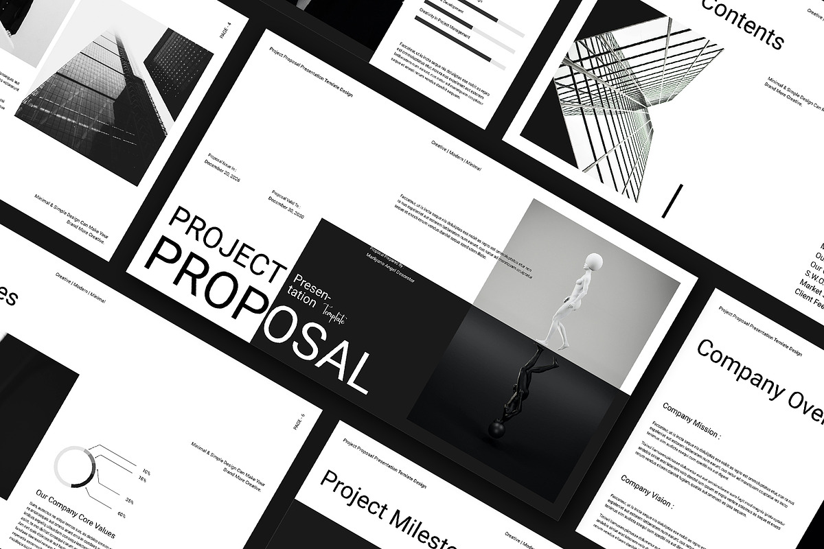 Project Proposal Presentation, a Presentation Template by DesignCrest (Photo 6 of 11)