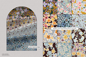 36 Autumn Floral Patterns