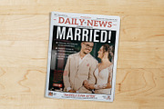Wedding Newspaper Template, a Flyer Template by retrographix (Thumbnail 3 of 5)