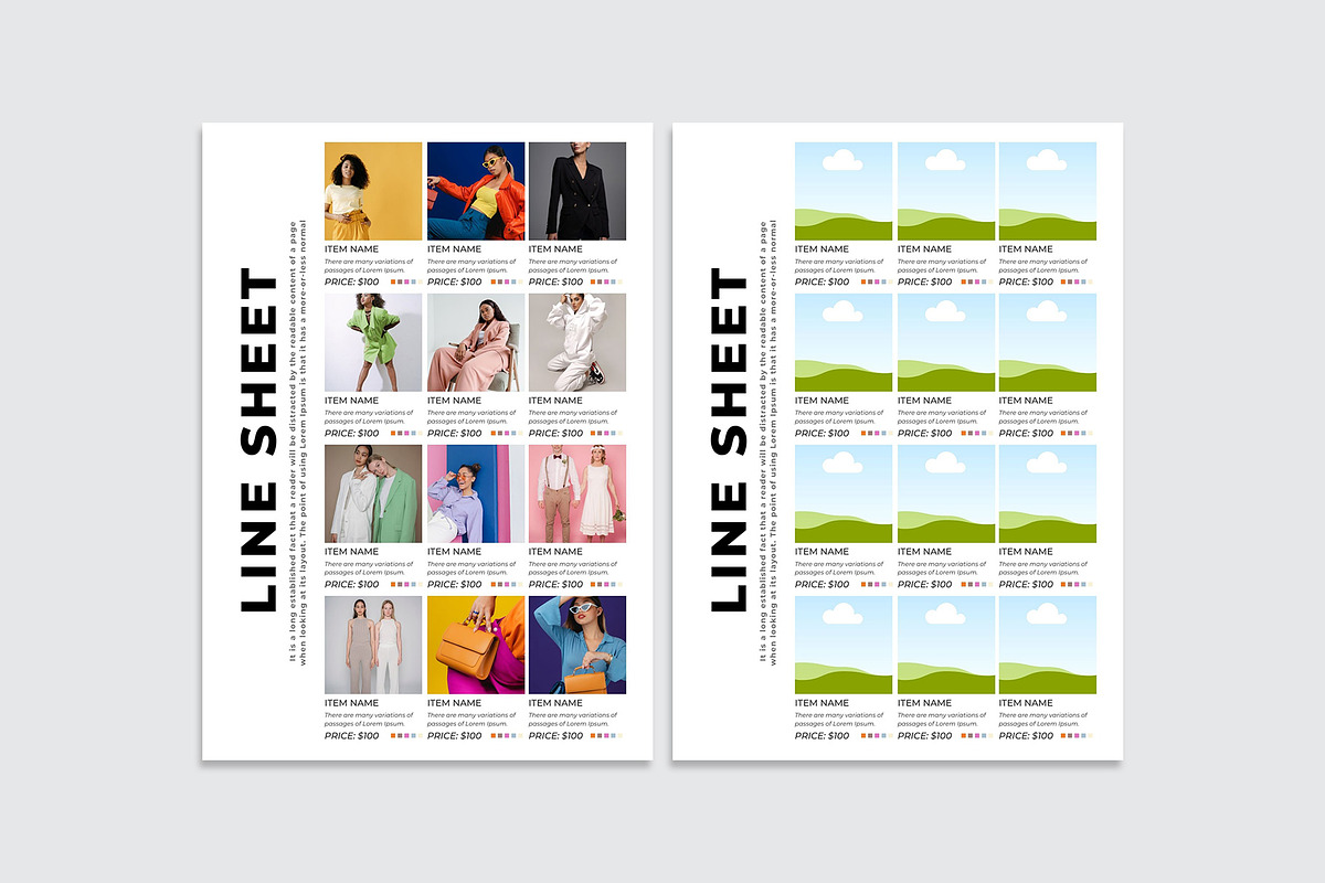 Wholesale Catalog/Line Sheet Canva, a Stationery Template by Graphic Fabrica (Photo 6 of 9)