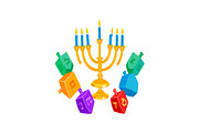 Festive Kwanzaa & Hanukkah Icon Set, an Object Graphic by yasushie (Thumbnail 5 of 16)