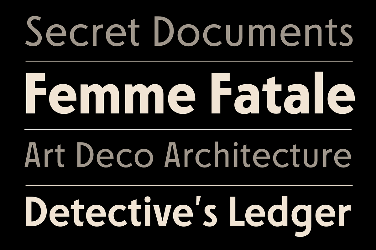 FERNOA - Dramatic Sans Serif Family, a Sans Serif Font by Nasir Udin (Photo 8 of 14)