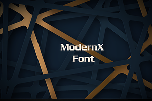 ModernX Font-025-24, a Font by canve