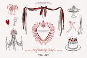Plein d'amour Romantic collection, a Decorative Illustration by lokko studio (Thumbnail 10 of 13)