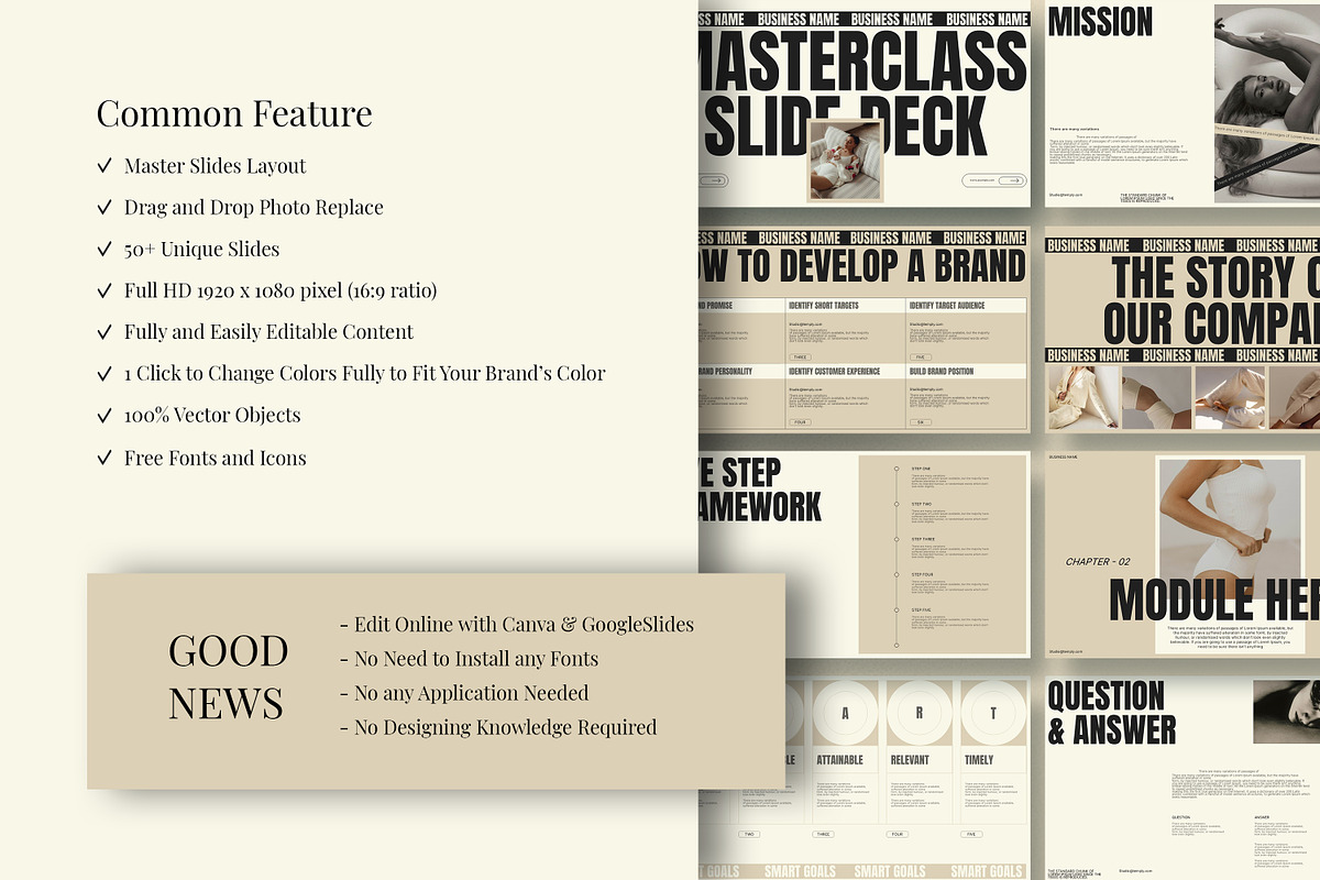 Slide Deck Masterclass Webinar, a Presentation Template by Studio Temply (Photo 4 of 14)
