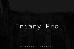 Friary - Minimal Typeface + Web Font, a Sans Serif Font by Webhance Studio