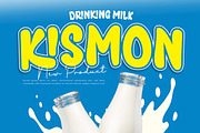 Kastrie - Milk Display Font, a Sans Serif Font by twinstd (Thumbnail 6 of 9)