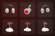 Santa 3D V2 (Christmas Pack), an Object 3D Model by Iqonic Design (Thumbnail 10 of 10)