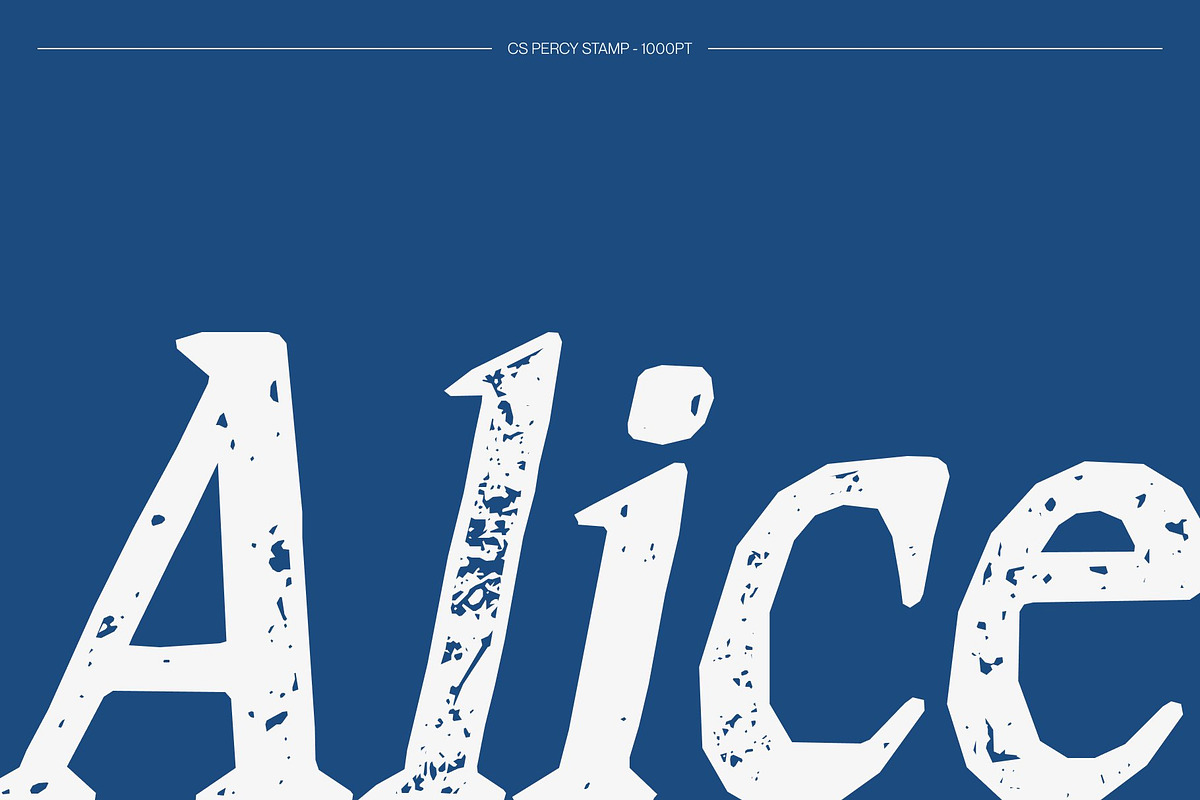 CS Percy Stamp, a Serif Font by Craft Supply Co. (Photo 2 of 8)