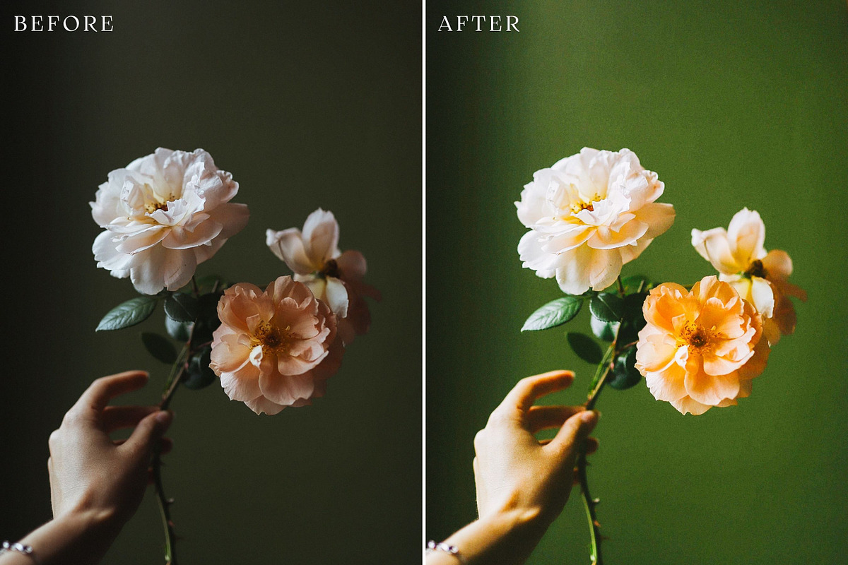Floral Lightroom Presets, a Layer Style Add-On by Rapita Photography© (Photo 3 of 11)