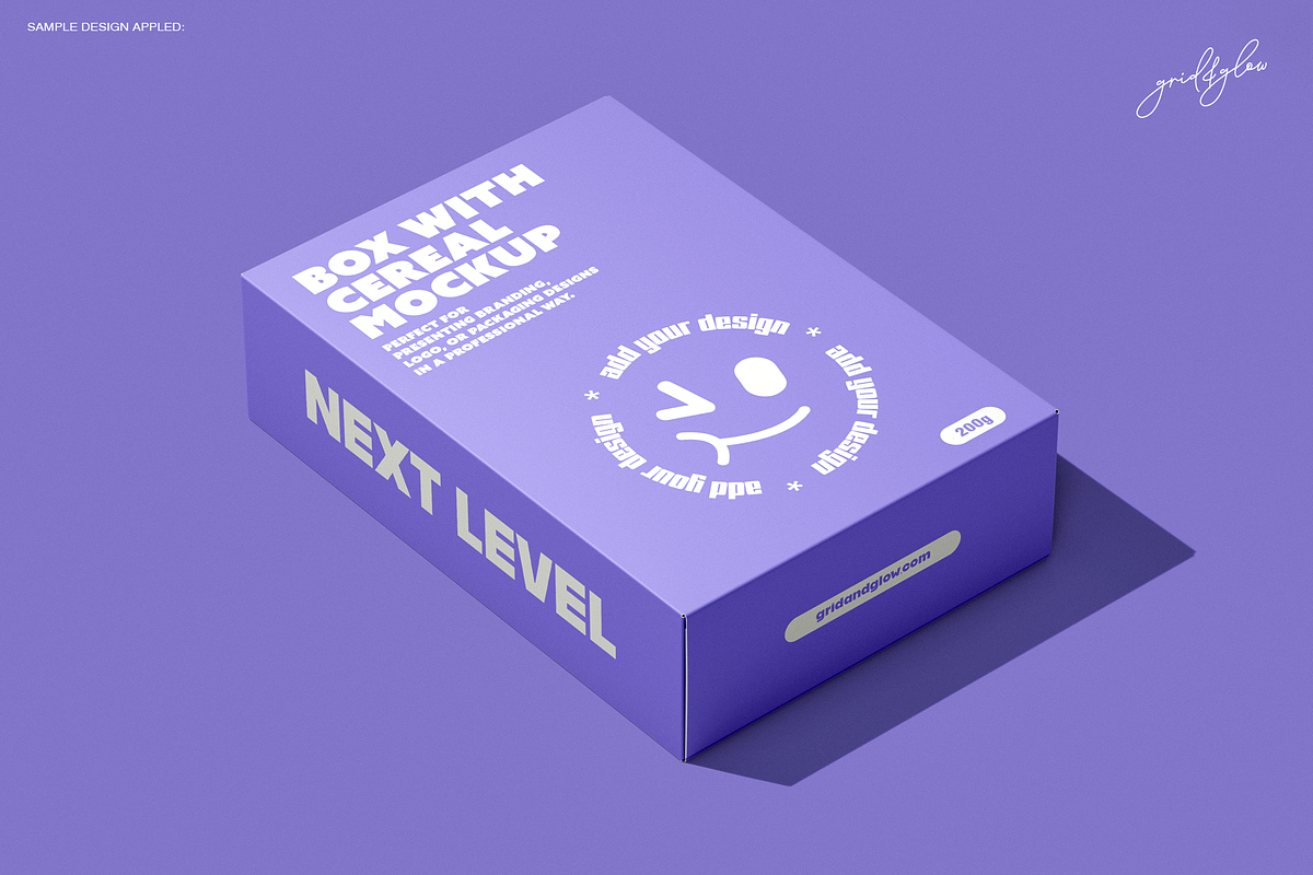 Cereal Box Mockup Set – 6 PSD Files, a Packaging Mockup by Grid&Glow (Photo 7 of 8)