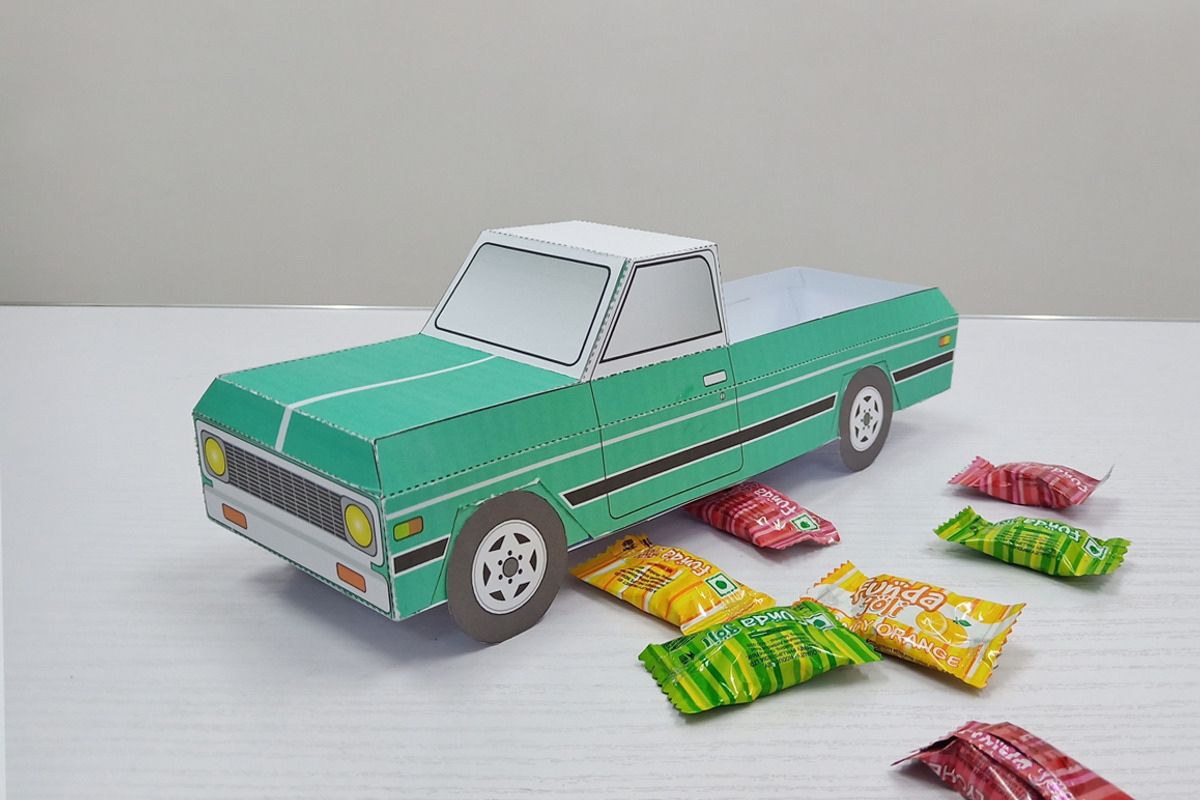 Pick up Truck favor - 3d papercraft, a Templates & Theme by PAPER amaze (Photo 4 of 10)