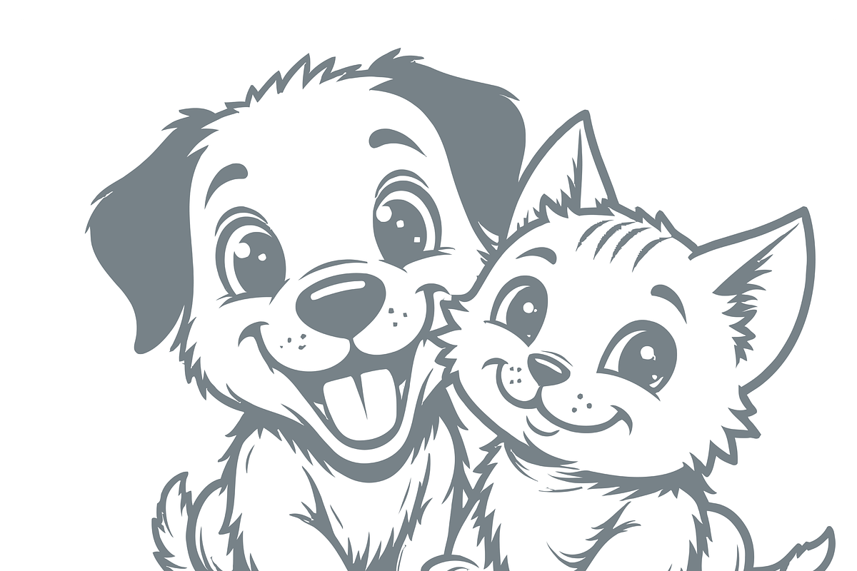 Adorable Pets Vector Graphics, a Person Illustration by CarWrap design (Photo 4 of 4)