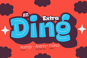 Ding Extra -50%, a Font by Rodrigo Typo (Thumbnail 1 of 9)