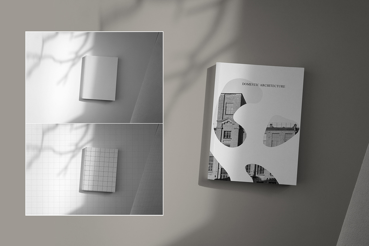 Magazine, Book Mockup Set, a Books & Magazine Mockup by bazarova (Photo 6 of 16)