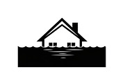 50 Flooded Home Silhouette Bundle, an Illustration by Designs_River (Thumbnail 37 of 51)