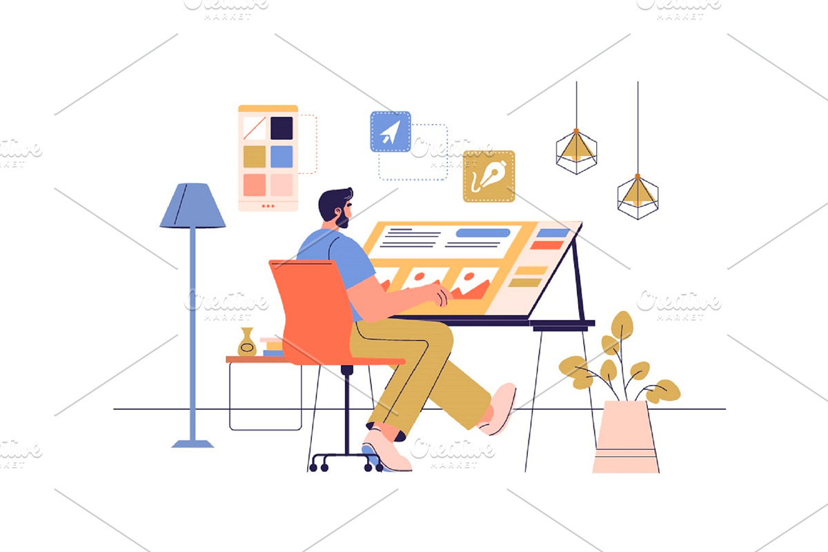 Collection Web Illustrations, a Templates & Theme by alexdndz (Photo 2 of 21)