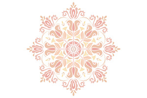 Damask Vector Orient Pattern, a Decorative Illustration by FineArtStudio