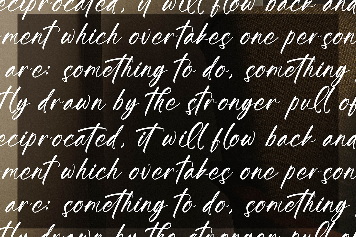 Gatmoley Modern Handwritten Font, a Script Font by Letterena Studios Script (Photo 8 of 15)