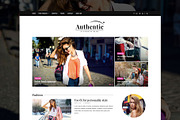 Authentic - WordPress Magazine Theme, a WordPress Template by EasyBlog Themes (Thumbnail 1 of 4)
