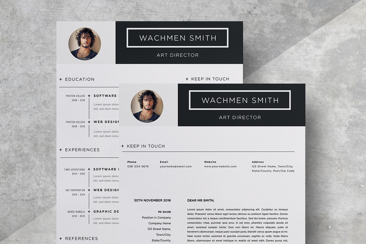 Resume Template for Word | Resume/CV, a Resume Template by BixBar (Photo 3 of 5)