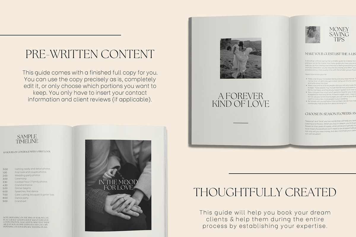Wedding Photography Client Guide, a Marketing Template by Branding Babe Co. (Photo 3 of 9)