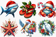 Australia Christmas Clipart, an Illustration by Canvas Craft (Thumbnail 2 of 7)