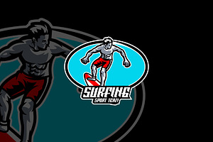 Surfing Sport Logo Design., a Branding & Logo Template by VectorCraft