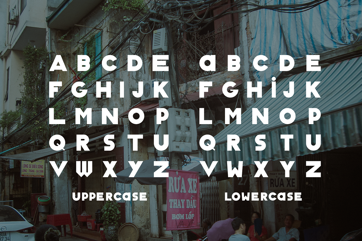 Classique Saigon Typeface preview 2