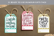 Funny Christmas Gift Tags, an Illustration by EMFTA (Thumbnail 1 of 6)
