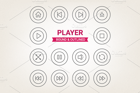 Circle Player Icons